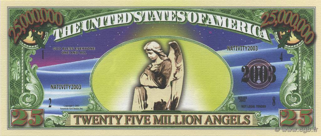 25000000 Dollars STATI UNITI D AMERICA  2003  FDC