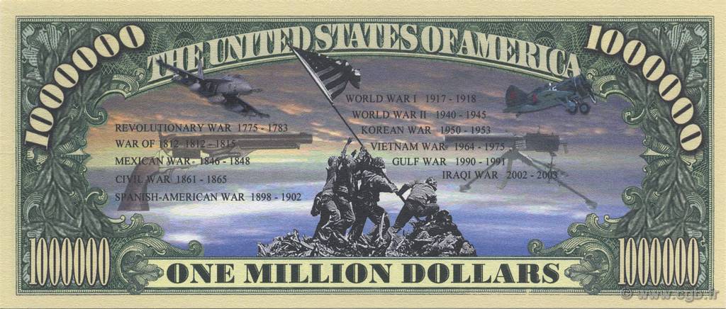 1000000 Dollars STATI UNITI D AMERICA  2004  FDC