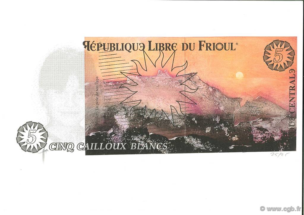 5 Cailloux blancs FRANCE regionalism and miscellaneous  1998  UNC