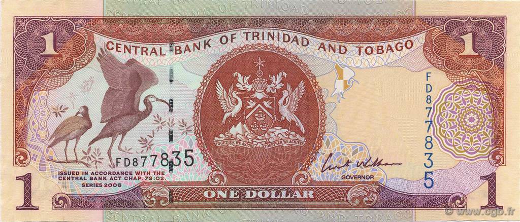 1 Dollar TRINIDAD UND TOBAGO  2006 P.46 ST