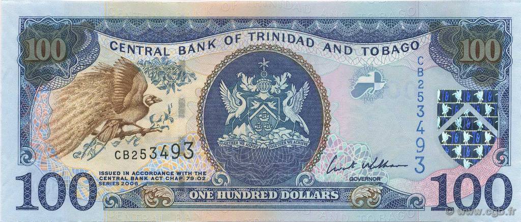 100 Dollars TRINIDAD Y TOBAGO  2006 P.51 FDC