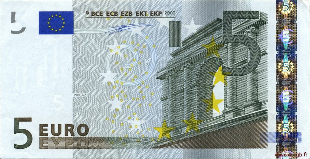 5 Euro EUROPA  2002 €.100.11 VZ