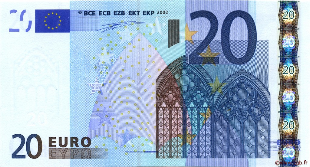 20 Euro EUROPA  2002 €.120.11 UNC-