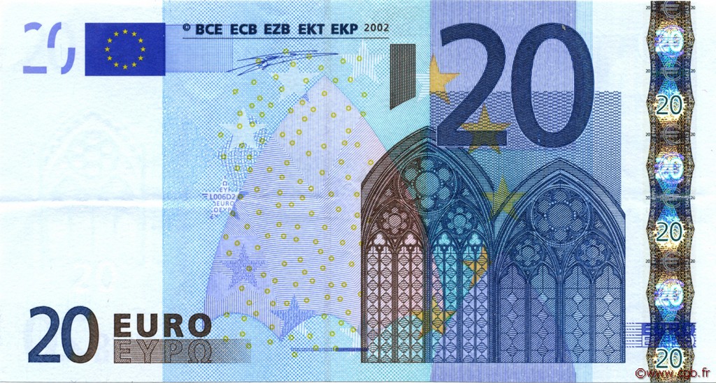 20 Euro EUROPA  2002 €.120.11 EBC