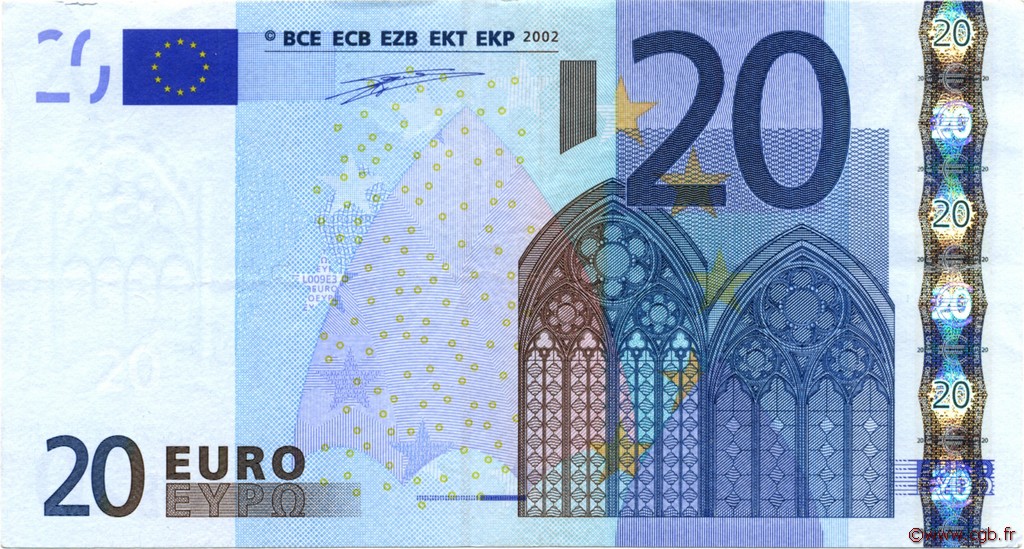 20 Euro EUROPA  2002 €.120.11 EBC