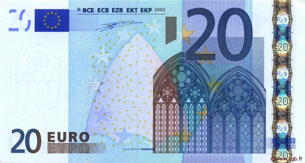 20 Euro EUROPA  2002 €.120.11 SPL+