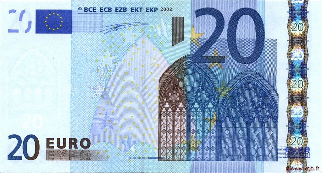 20 Euro EUROPA  2002 €.120.14 ST