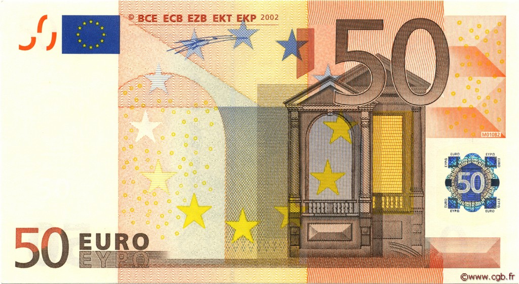 50 Euro EUROPA  2002 €.130.10 ST