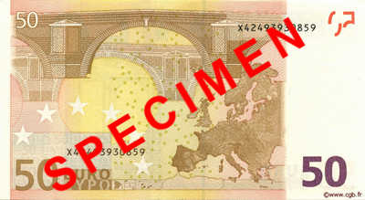 50 Euro EUROPE 2002 €.130.20 b53_0987 Billets
