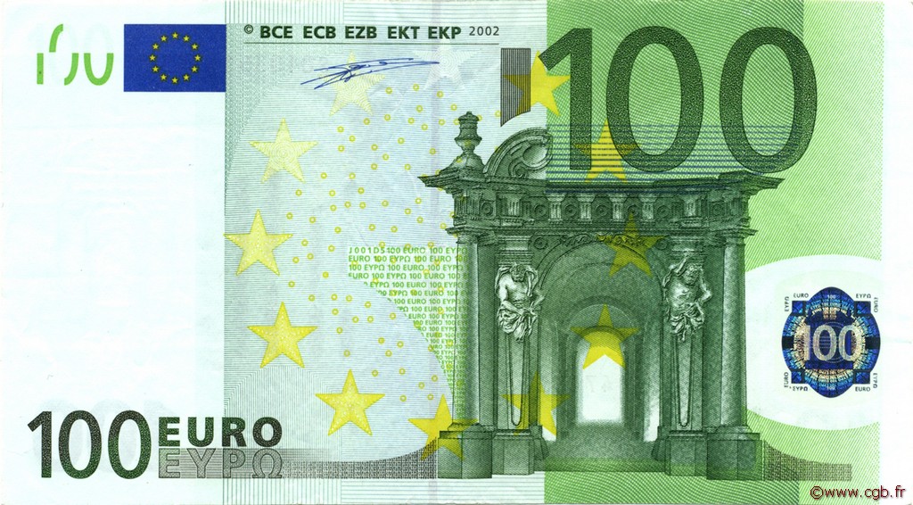 100 Euro EUROPA  2002 €.140.05 BB