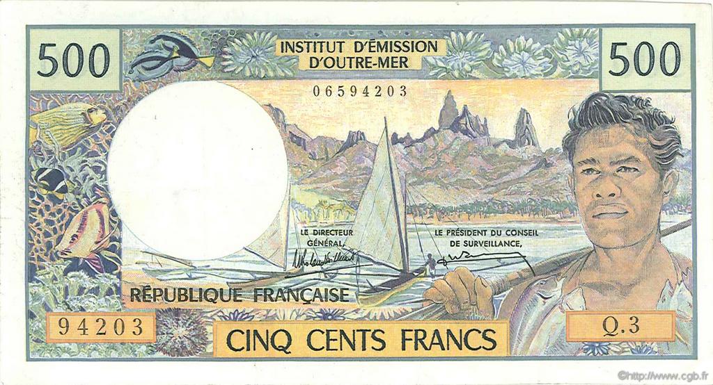 500 Francs  TAHITI  1985 P.25d TTB