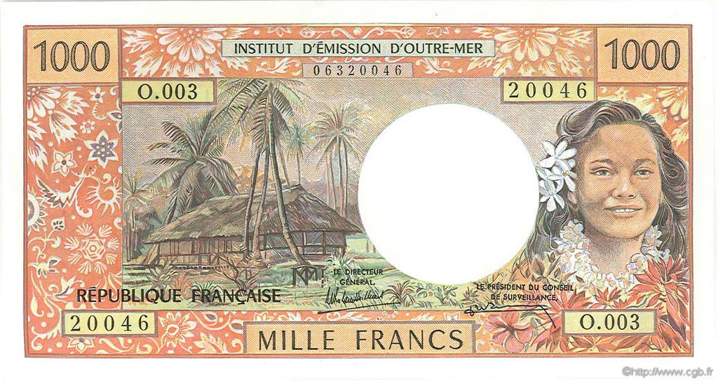 1000 Francs NOUVELLE CALÉDONIE  1990 P.64c ST