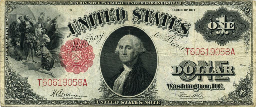 1 Dollar STATI UNITI D AMERICA  1917 P.187 BB