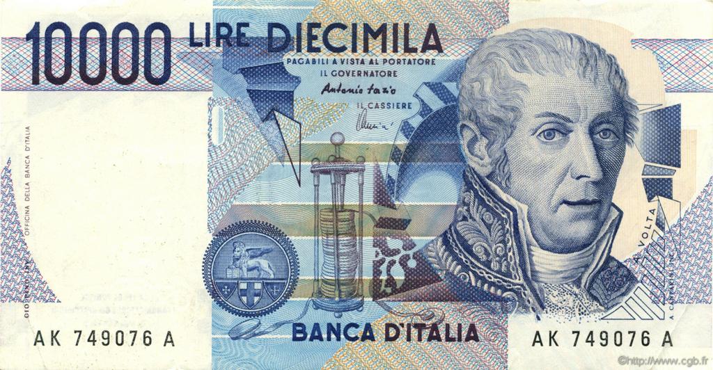 10000 Lire ITALIA  1984 P.112d SPL