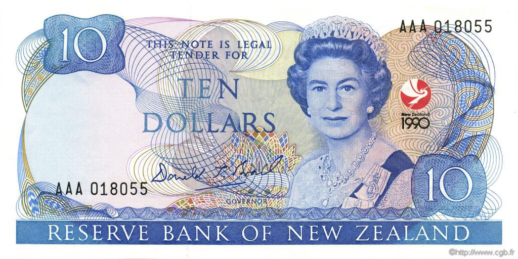 10 Dollars Commémoratif NEW ZEALAND  1990 P.176a UNC-