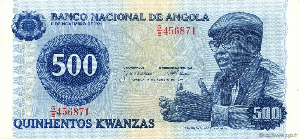 500 Kwanzas ANGOLA  1979 P.116 fST