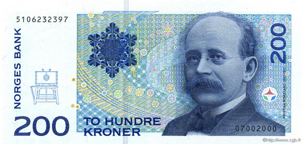200 Kroner NORWAY  2000 P.48c UNC