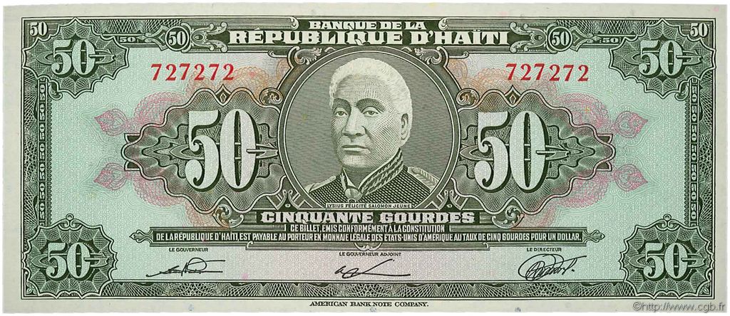 50 Gourdes HAITI  1980 P.235 UNC