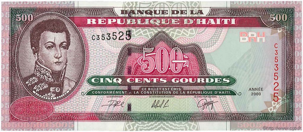 500 Gourdes HAITI  2000 P.270 UNC