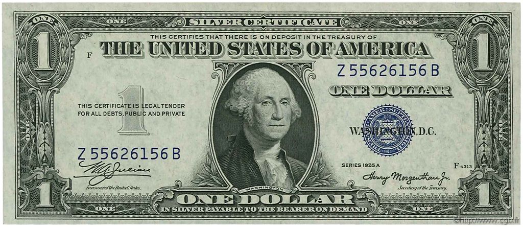 1 Dollar ÉTATS-UNIS D AMÉRIQUE  1935 P.416a pr.NEUF