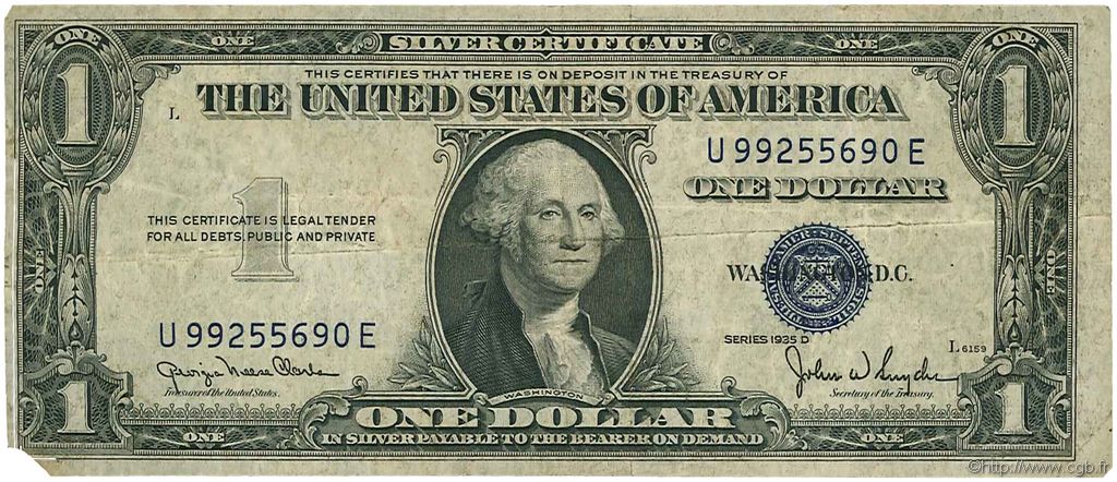 1 Dollar UNITED STATES OF AMERICA  1935 P.416D1 G