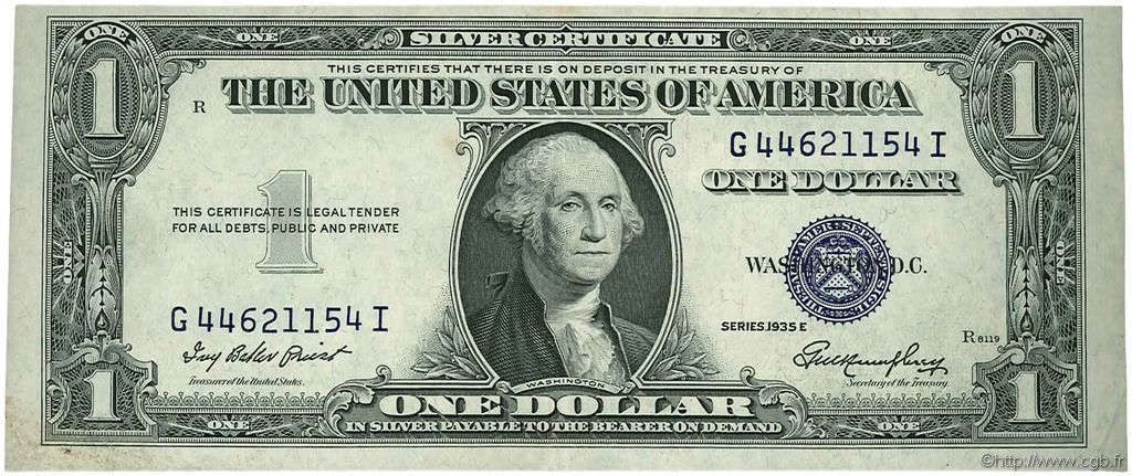 1 Dollar STATI UNITI D AMERICA  1935 P.416D2e SPL