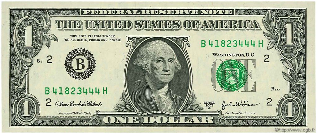 1 Dollar ÉTATS-UNIS D AMÉRIQUE San Francisco 2003 P.515b NEUF