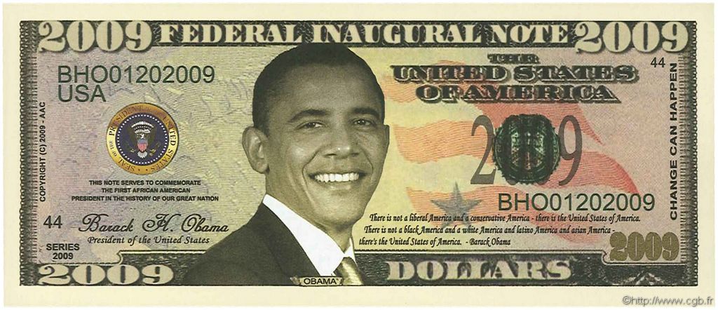 2009 Dollars STATI UNITI D AMERICA  2009  FDC