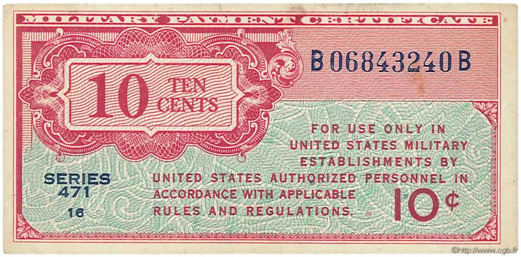 10 Cents UNITED STATES OF AMERICA  1947 P.M009 VF+
