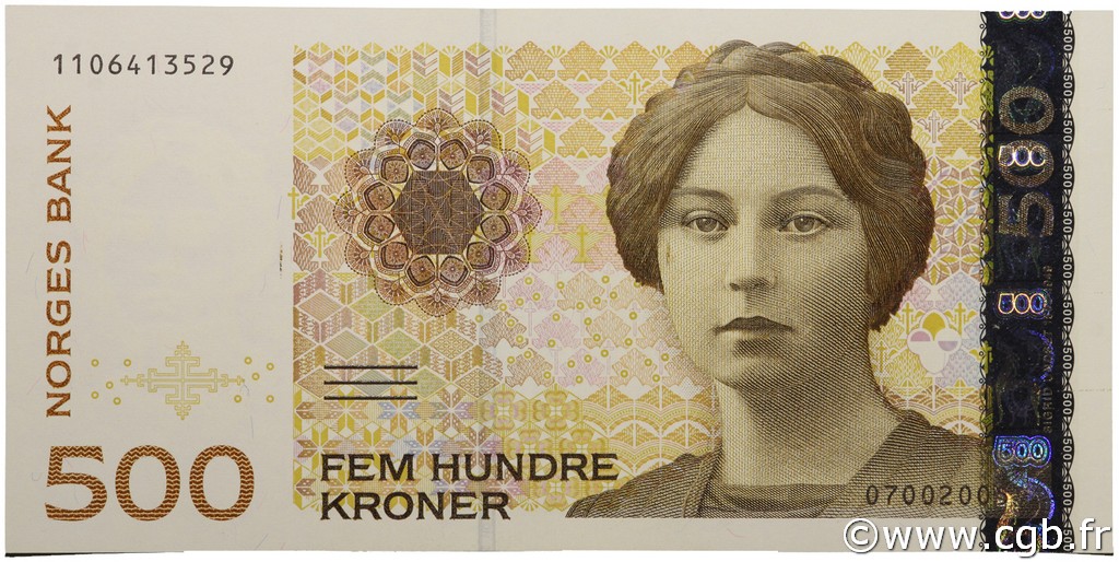 500 Kroner NORWAY  2005 P.51d UNC