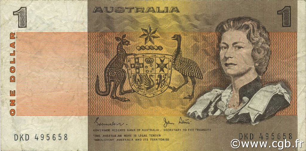 1 Dollar AUSTRALIE  1983 P.42d TB à TTB