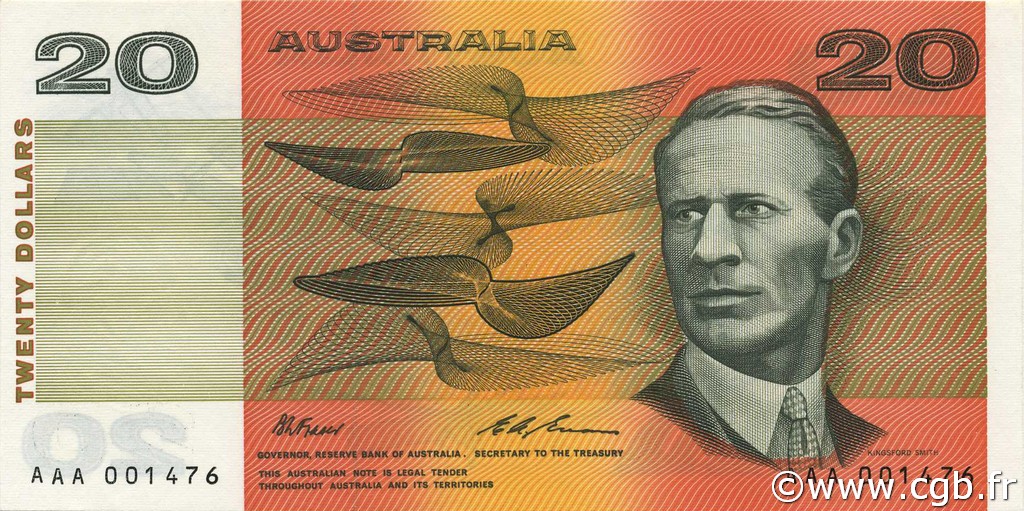 20 Dollars AUSTRALIA  1994 P.46i FDC
