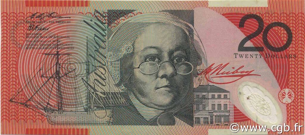 20 Dollars AUSTRALIA  1994 P.53a EBC