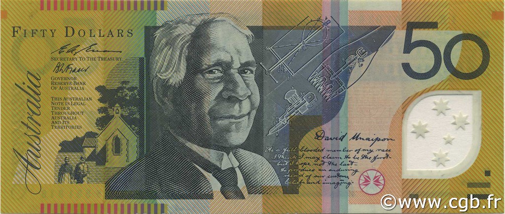 50 Dollars AUSTRALIA  1995 P.54a XF