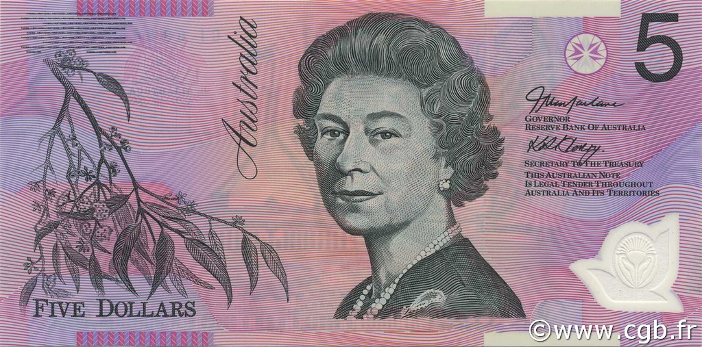 5 Dollars AUSTRALIA  2003 P.57b UNC
