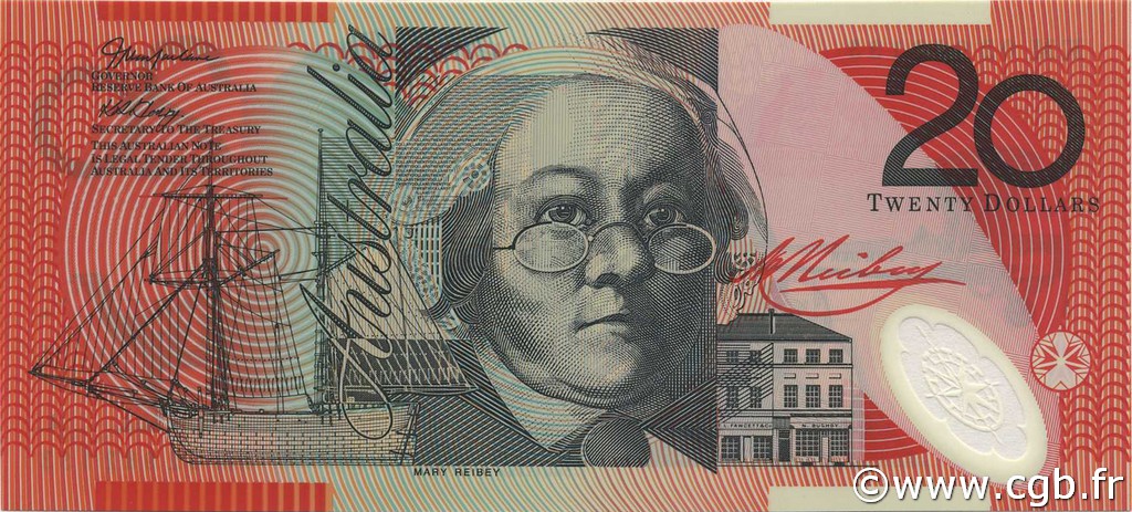 20 Dollars AUSTRALIA  2002 P.59 UNC
