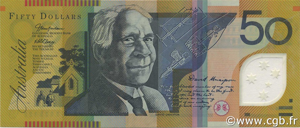 50 Dollars AUSTRALIA  2003 P.60 EBC+