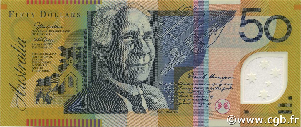 50 Dollars AUSTRALIA  2004 P.60 UNC