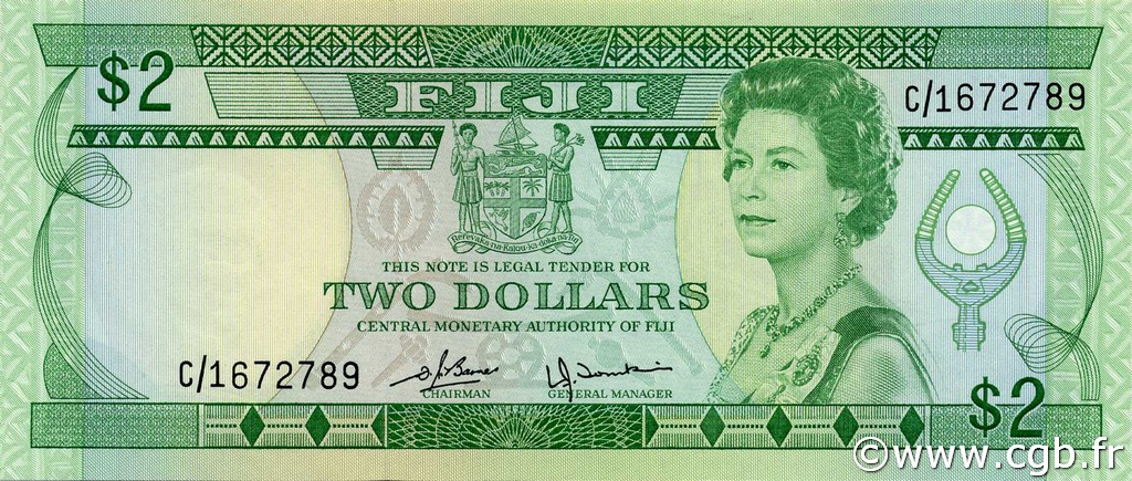 2 Dollars FIGI  1980 P.077a FDC