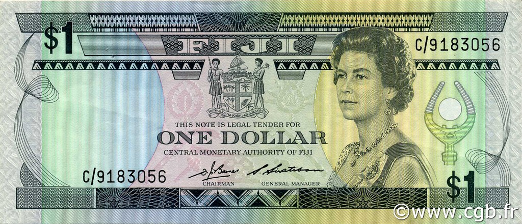 1 Dollar FIGI  1983 P.081a SPL