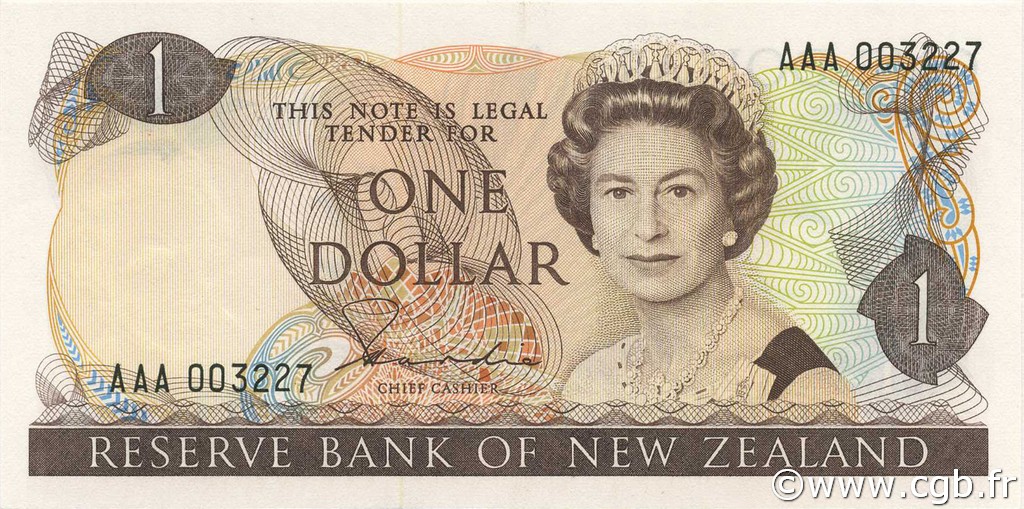 1 Dollar NEUSEELAND
  1981 P.169a ST