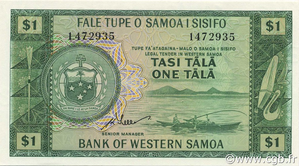 1 Tala SAMOA  1967 P.16d fST+