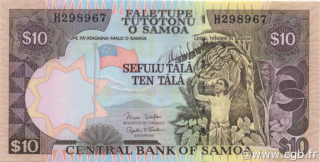 10 Tala SAMOA  2002 P.34b FDC