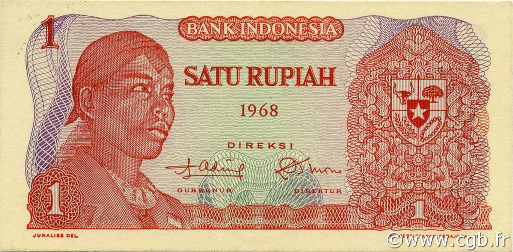 1 Rupiah INDONÉSIE  1968 P.102a NEUF