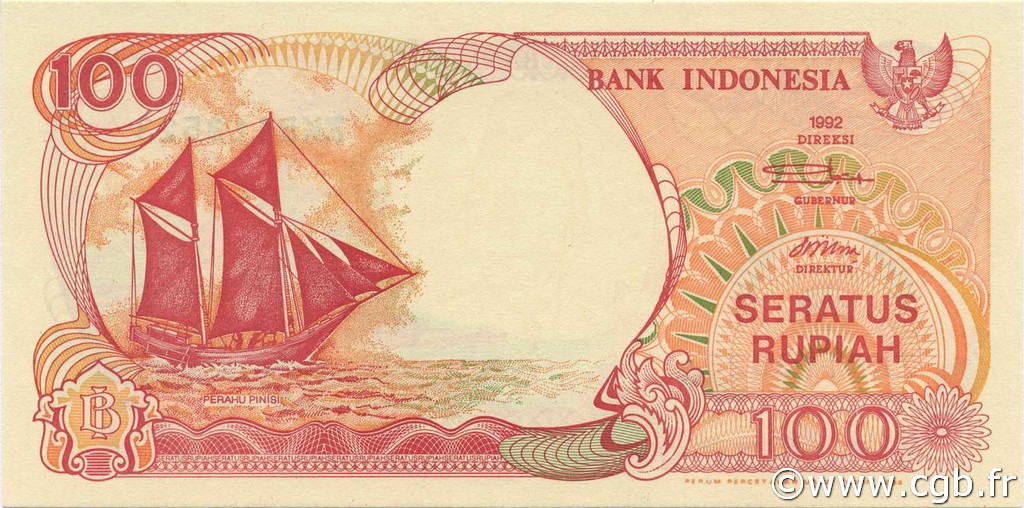 100 Rupiah INDONESIEN  1994 P.127c ST