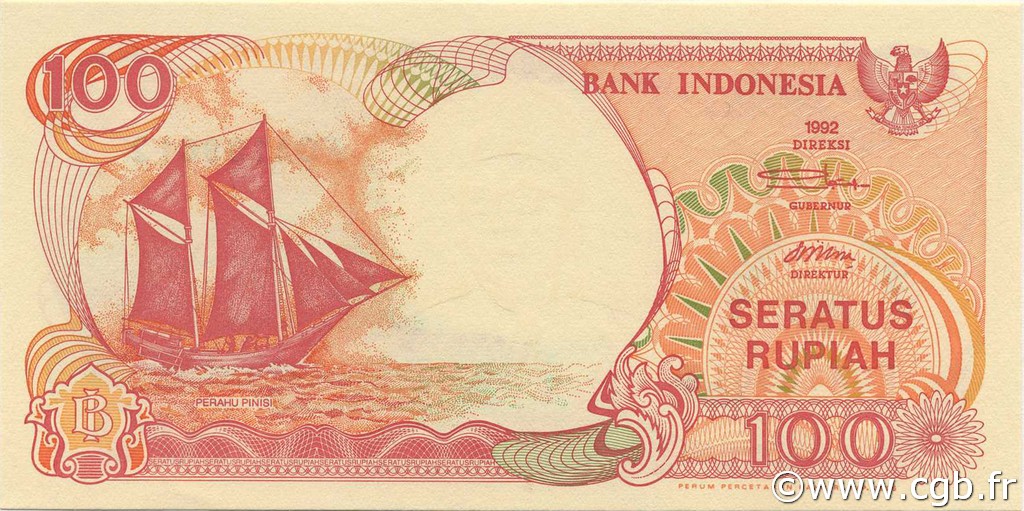 100 Rupiah INDONÉSIE  1995 P.127d NEUF
