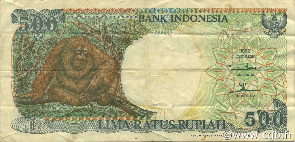 500 Rupiah INDONESIA  1994 P.128c BB