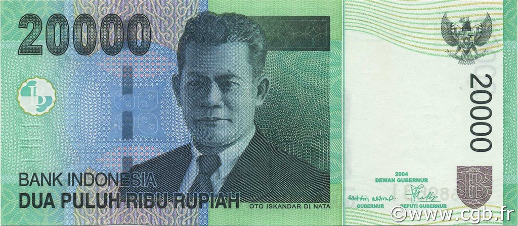 20000 Rupiah INDONÉSIE  2005 P.144b NEUF