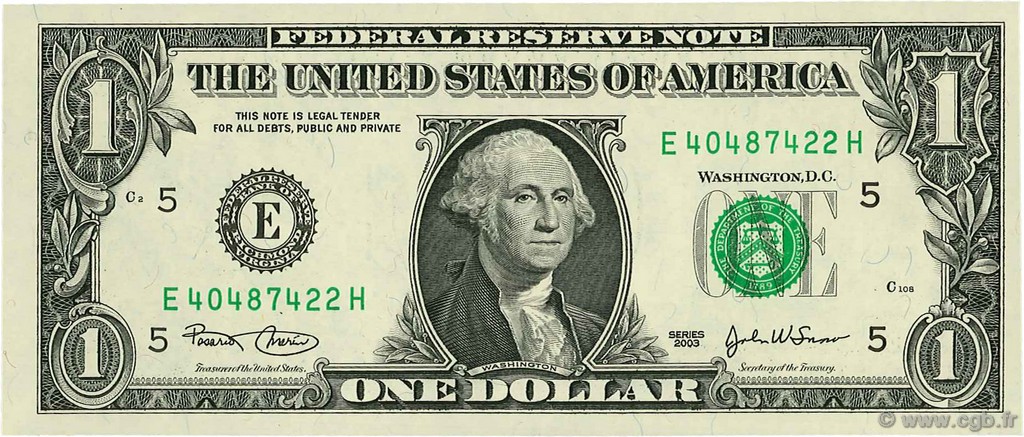 1 Dollar ÉTATS-UNIS D AMÉRIQUE Richmond 2003 P.515a pr.NEUF