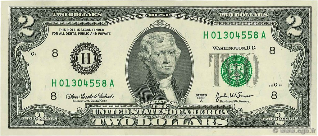 2 Dollars ÉTATS-UNIS D AMÉRIQUE St.Louis 2003 P.516b NEUF